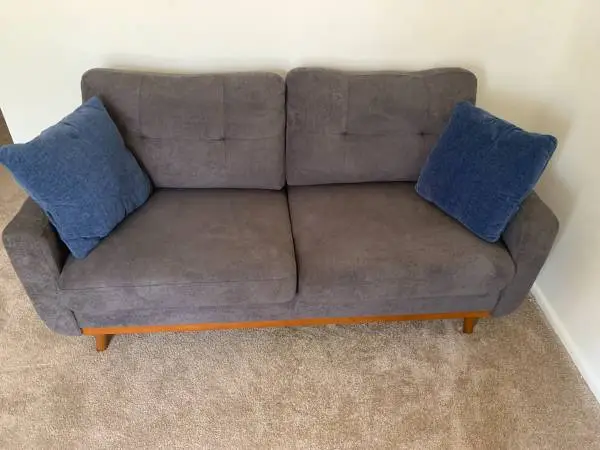 *NEW* Dark Gray Couch Excellent Condition