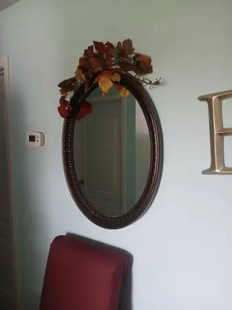 Large Oval Mirror