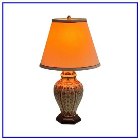 Ornate Porcelain Urn Table Lamp