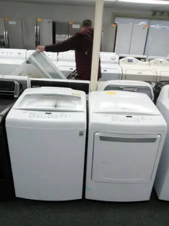 🏆👾 NEW LG TOP LOAD HE WASHER AND GAS DRYER LAUNDRY SET