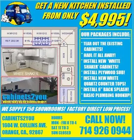 🔴 THE LOWEST PRICED KITCHEN PACKAGE DEAL IN SOCAL! CALL NOW!