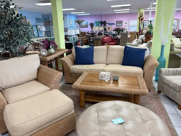 SALE Banana Leaf Living Room Set - Serena & Lily Style. Stunning