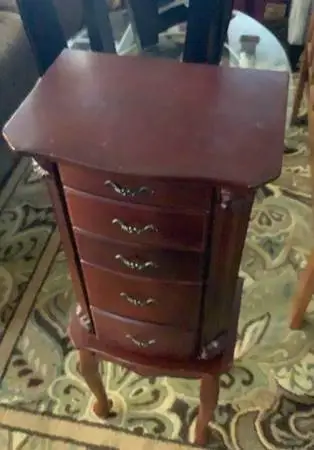 Wooden Jewelry Case