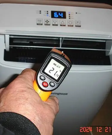 New 14,000 BTU Portable Air Conditioner With HEATER