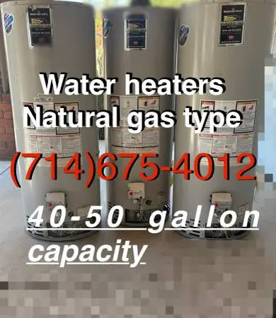 Water heaters / calentadores de agua