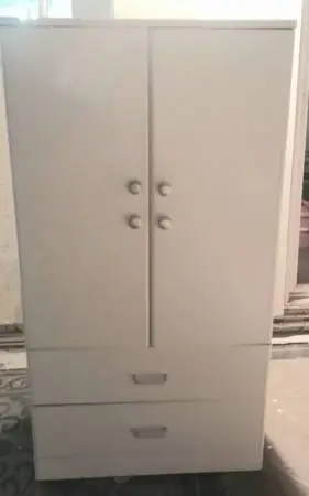 Tall White Multi Use Dresser/Storage-Excell Cond.- Delivery Avail