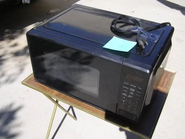 Small Microwave Oven.