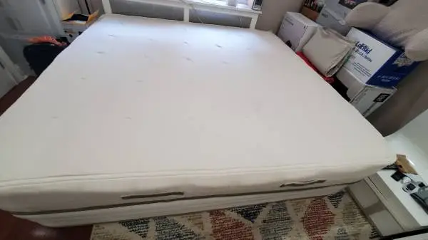 King size Natural LATEX Mattress Topper with Cover case 2.5 inch