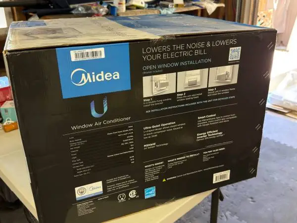 Midea U-Shaped window air conditioner - 12000 TBU