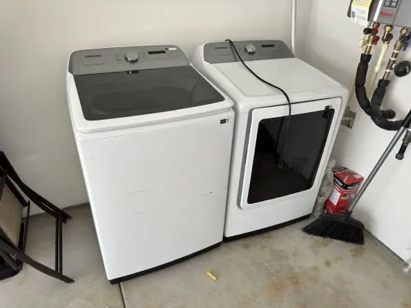 Samsung washer and dryer set with warranty