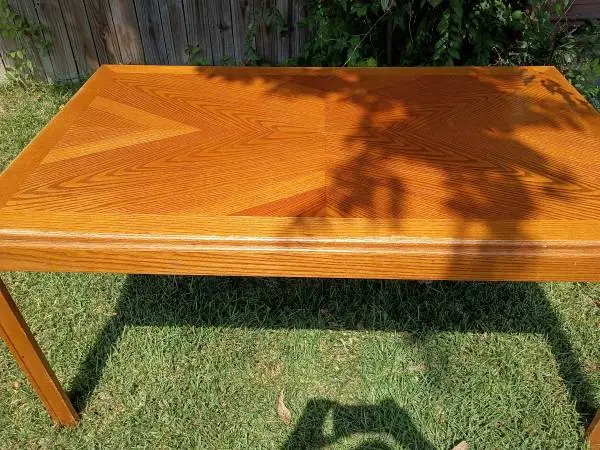 Dining table and chairs