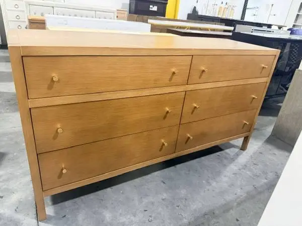 Joss & Main Celine 6-Drawer Dresser Natural Brown Brand New