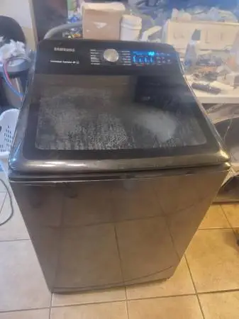27 Samsung top load washer, Black Stainless, FULL suspension rod rebu