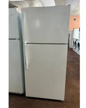 Whirlpool Refrigerator Top Freezer White Finish