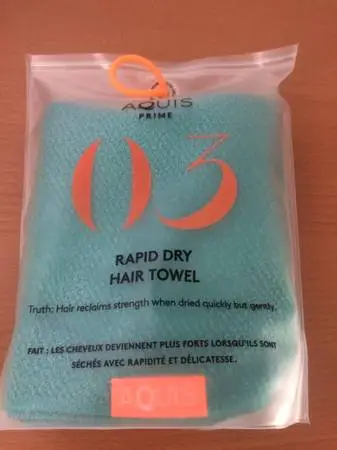 **FOR SALE!! BNWT NEVER USED Aquis Prime Lisse 03 Rapid Dry Hair Towel