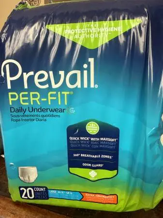 Prevail adult Unisex underwear/Diapers