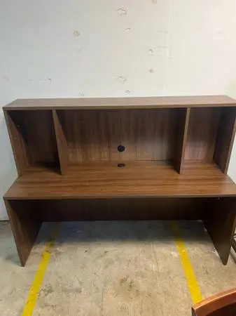 New walnut credenza with hutch