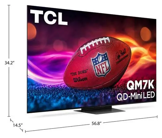 ‼️TCL QM7K 65 in TV with 3 year transferable warranty‼️
