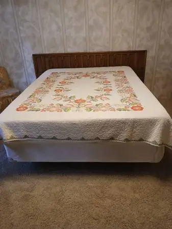 MCM dresser, Queen Bed, Dining Table