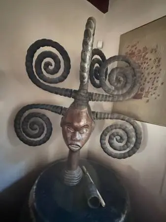 Africa Ekoi skin mask