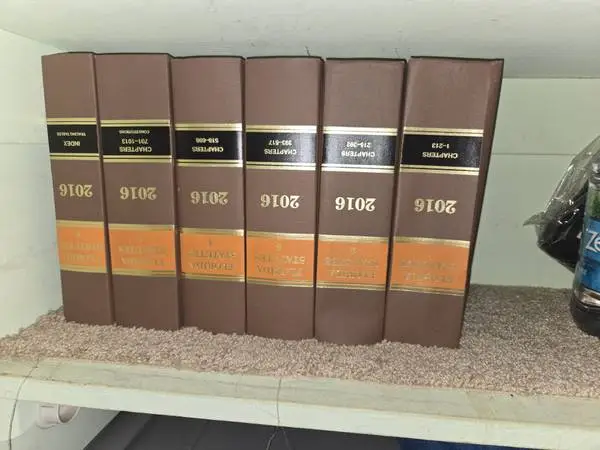 2016 Florida statutes six books