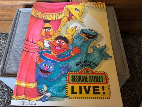 Vintage 1980 Bob Shipstad Presents SESAME STREET LIVE Program