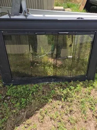 Fireplace screen
