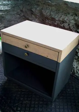 TABLE Night Stand Thomasville Furniture 1970s Side Nightstand Vintage