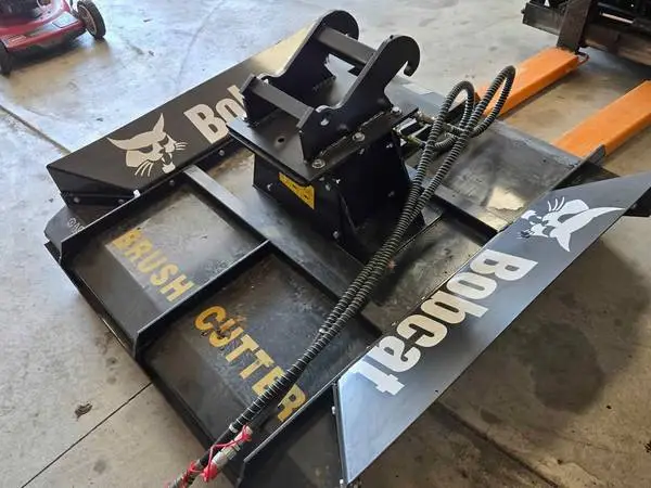 54 brush mower for mini excavator w/Bobcat xchange adapter - BRANDNEW
