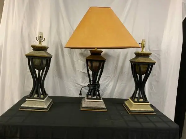 Three lamps