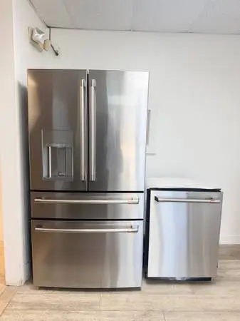 Café Stainless Refrigerator And Dishwasher