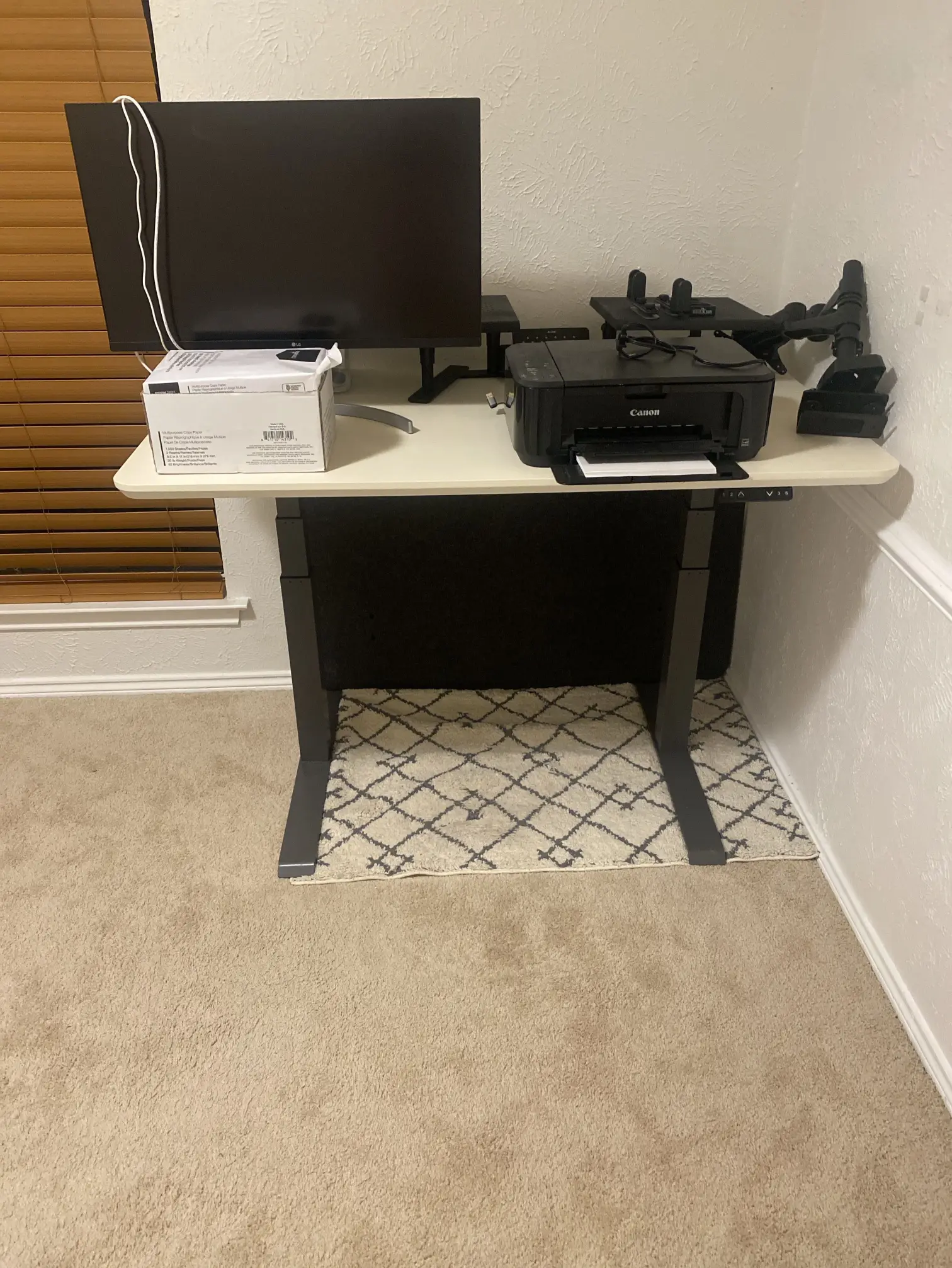 home office rising desk