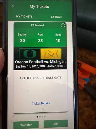 Oregon Ducks VS Michigan