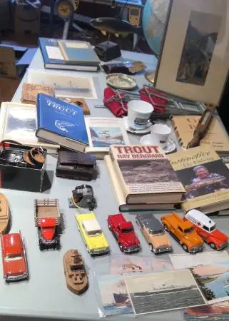Fishing, Trains, Ships, 1/43 cars - Sale