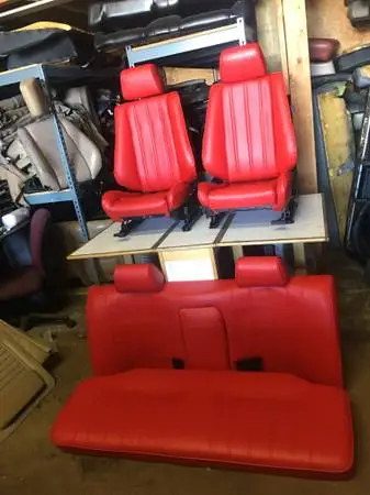 BMW e30 325i 318i New IS&I Sport Seats Set 1982-91 Red/Any Color