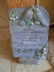 Memorial Grave Stone For Garden
