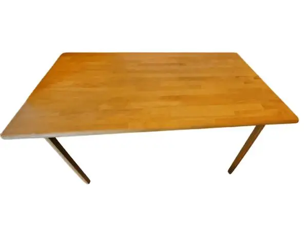 Wood Dining Table Desk Craft Table – Solid Wood – Good Condition – Wes