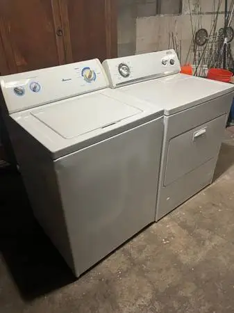 Wirlpool washer gas dryer installed