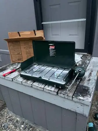Coleman two burner stove