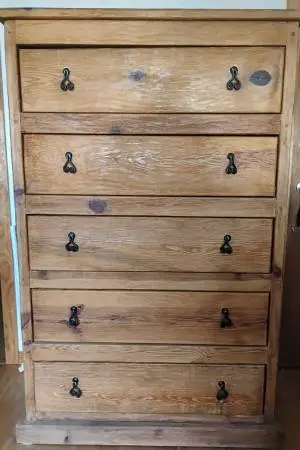 Natural Solid Wood Dresser Very Nice!
