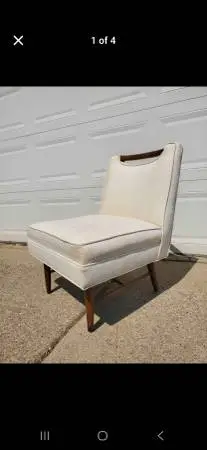 Mid Century Modern Slipper Chair by Harvey Probber