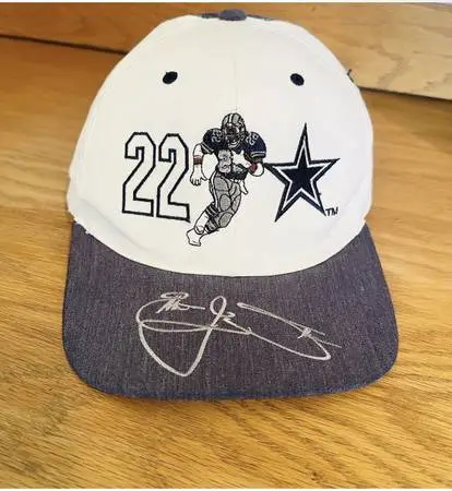 Dallas Cowboys 90s Snapback Hat Cap .. emit smith signature