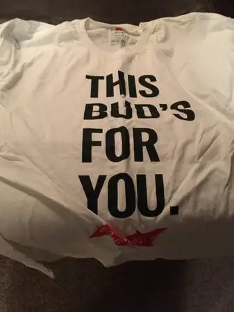 brand new never worn budweiser XL shirts $10 for all three