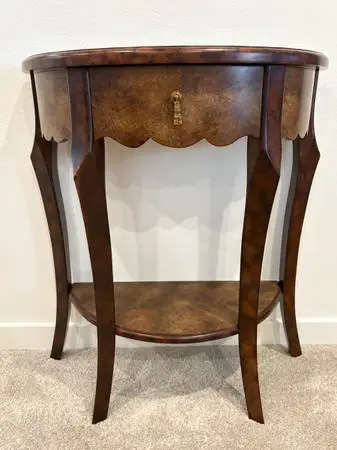 EXCELLENT COND! Half Moon Entry Table w/Drawer