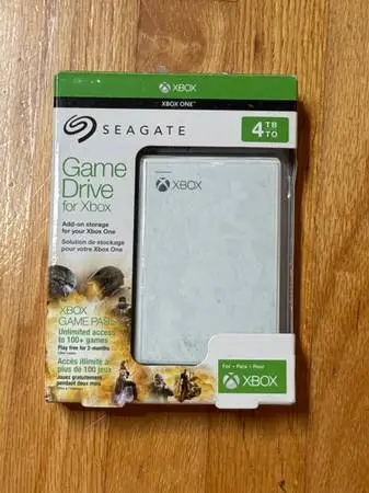 4TB Seagate Hard Drive