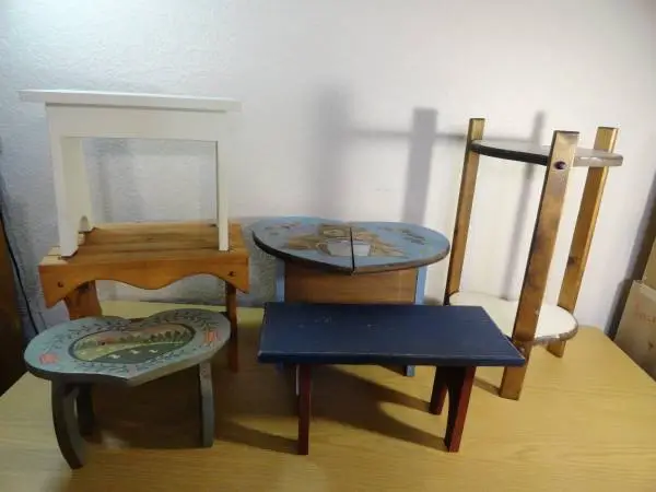 Stools and Tables All 6 for $30.00