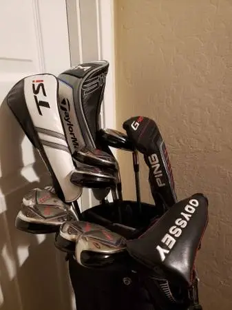 Full AHS golf clubs set and bag