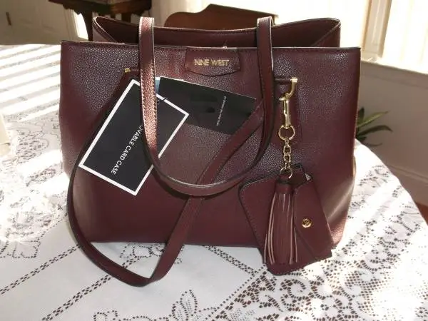9-West Handbag w/ Tags ~ Boysenberry Tone