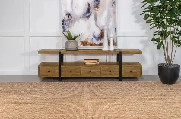 ~Beautiful TV Console in Solid Mango Wood~