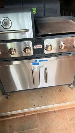 Outdoor Gourmet Propane Grill & Griddle Combo